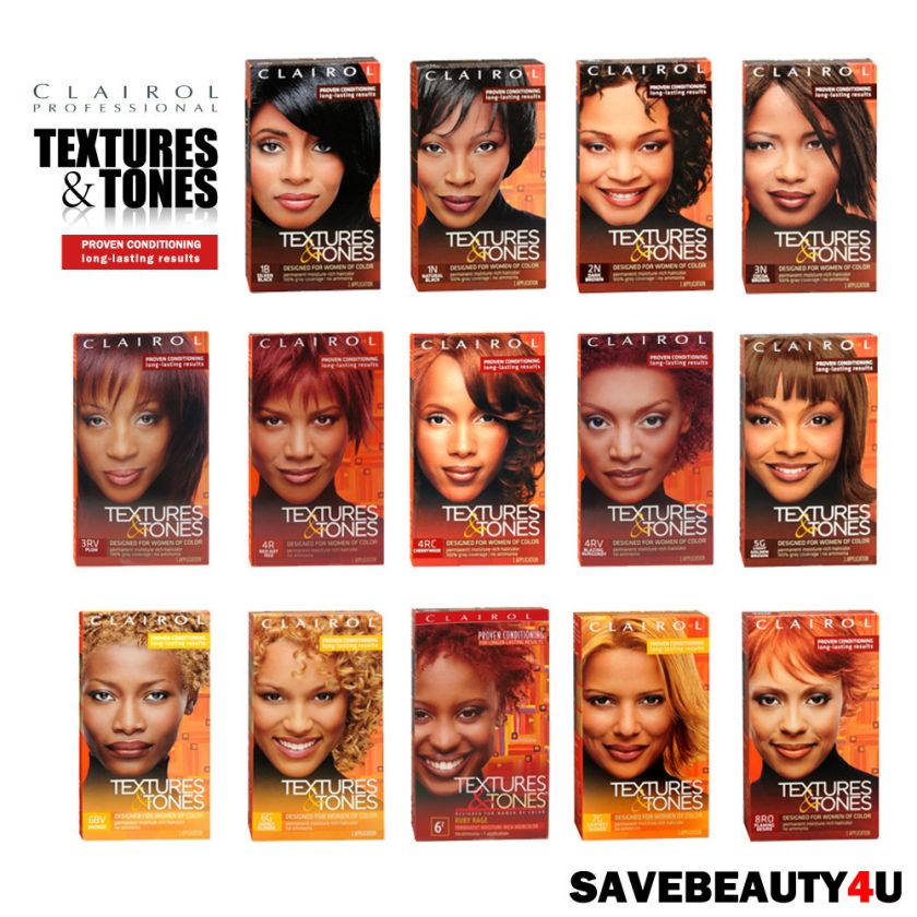 Clairol Textures & Tones Permanent Moisutre Rich HairColor   Pick your 