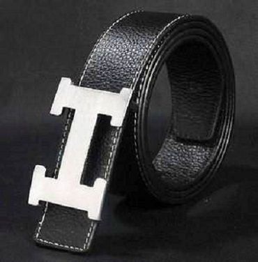 New Woman Faux Leather Clubbing Fashion Unisex Waist Belt B24 H Silver 