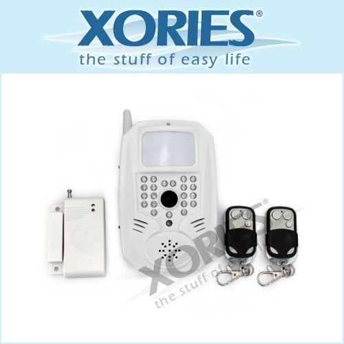 Wireless GSM SMS GPRS Alarm System IR Motion Detect DVR Photo