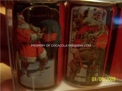 Coke Mini Set Coca Cola Cans 1931 to 1936 Santa LTD NIB  