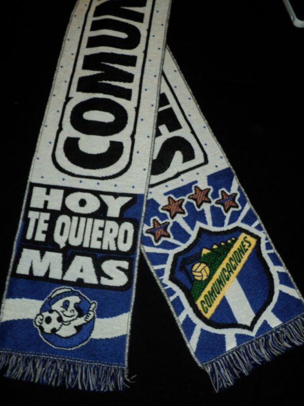 Guatemala Comunicaciones SCARF Bufanda Cremas Soccer 2  