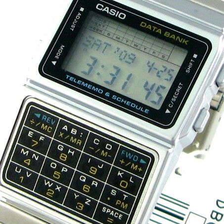 Casio Men Watch DATA BANK Calculator Xpress DBC 610A 1A  