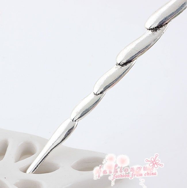   Silver Plated Fashion Pretty Carp Diving Alloy Hair Stick  