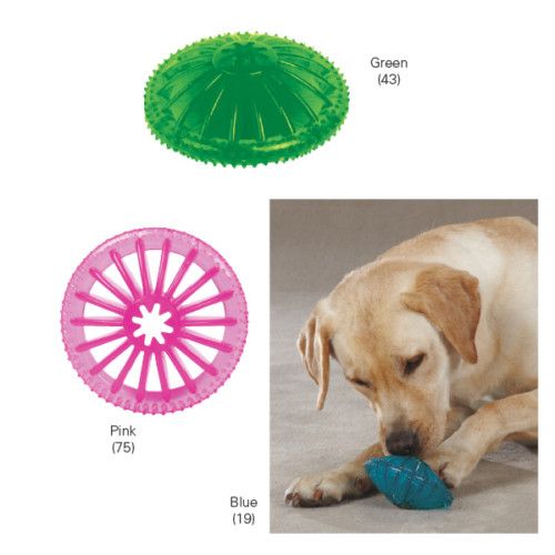 Zanies Orbitron Hide A Treat Interactive Rubber Dog Toy  