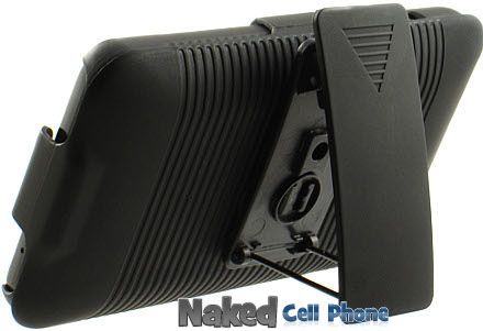   CASE + BELT CLIP HOLSTER COMBO FOR SPRINT HTC EVO 4G PHONE  