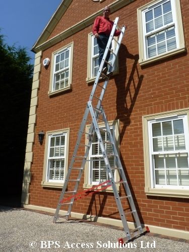 10 Rung Combi/Combination/Extension/Multi/Step Ladder  