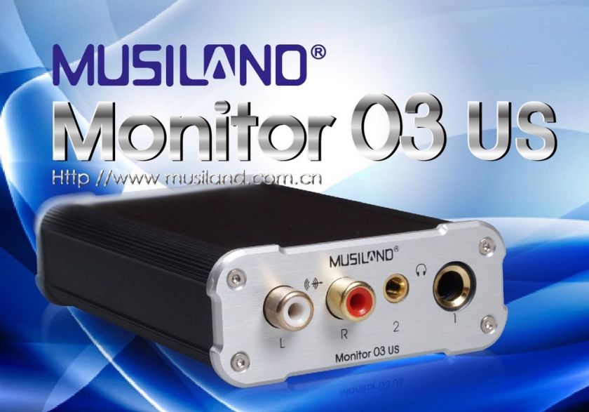 Musiland Monitor 03 US, USB sound card, 32bit 384KHz  