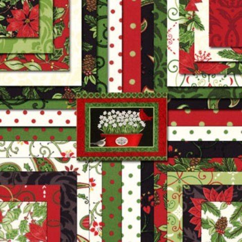 Squares Charm Natures Gift Moda Fabric Quilt  