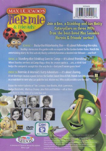   Christian Kids 3 DVD Set Hermie & Friends A Bug Collection Volume 2