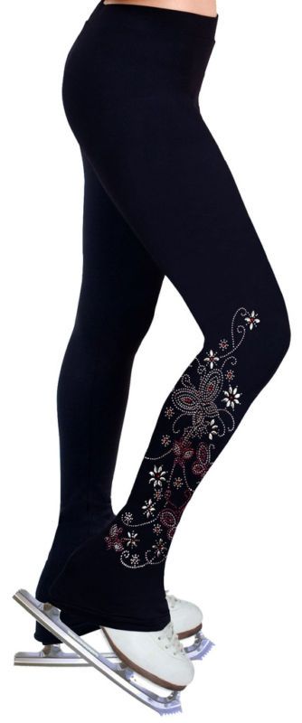 Ice Figure Skating Dress Pants w/Rhinestone R79  