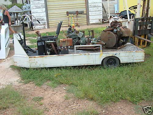 KALAMAZOO CUSHMAN UTILITY FLAT BED CART WISCONSIN MTR  