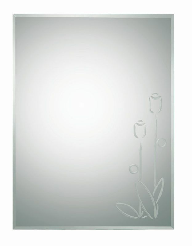 The Flora Frameless Wall Mirror is a unique wall mirror handmade with 