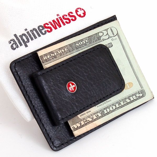   Magnet Slim Thin Front Pocket Wallet Alpine Swiss ID & Cards  