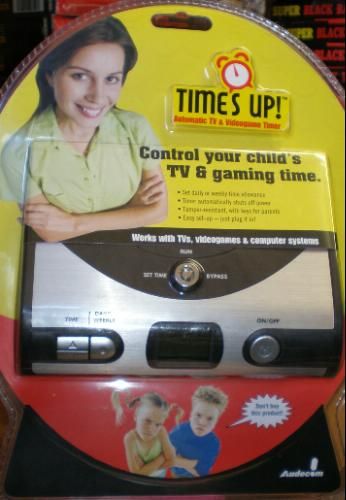 Times Up Automatic TV+Video+Computer Game Timer   NEW  