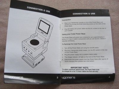 Take your GameCube on the road with the Power Base rechargeable 