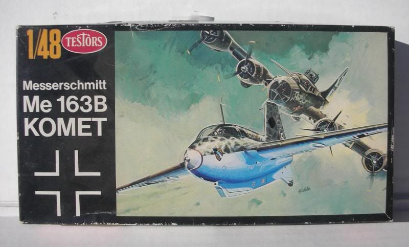 VINTAGE TESTORS TSUKUDA 1/48 MESSERSCHMITT ME 163B KOMET MODEL 