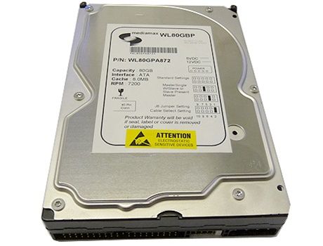   7200RPM ATA/100 IDE PATA 3.5 Desktop Hard Drive  1 Year Warranty