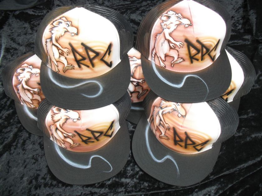 TRUCKER HATS airbrushed or plain all colors sports team GTL ANGRY BIRD 