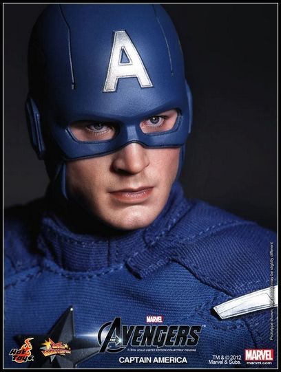 Hot Toys 1/6 Marvel The Avengers   Captain America NEW  