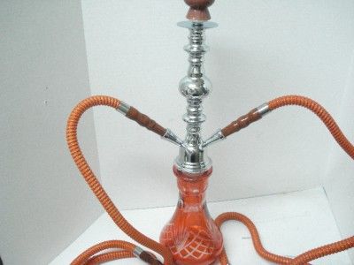 Red 2 Hose Hookah 19 Pipe free gifts Case Egyptian Hooka shisha coal 