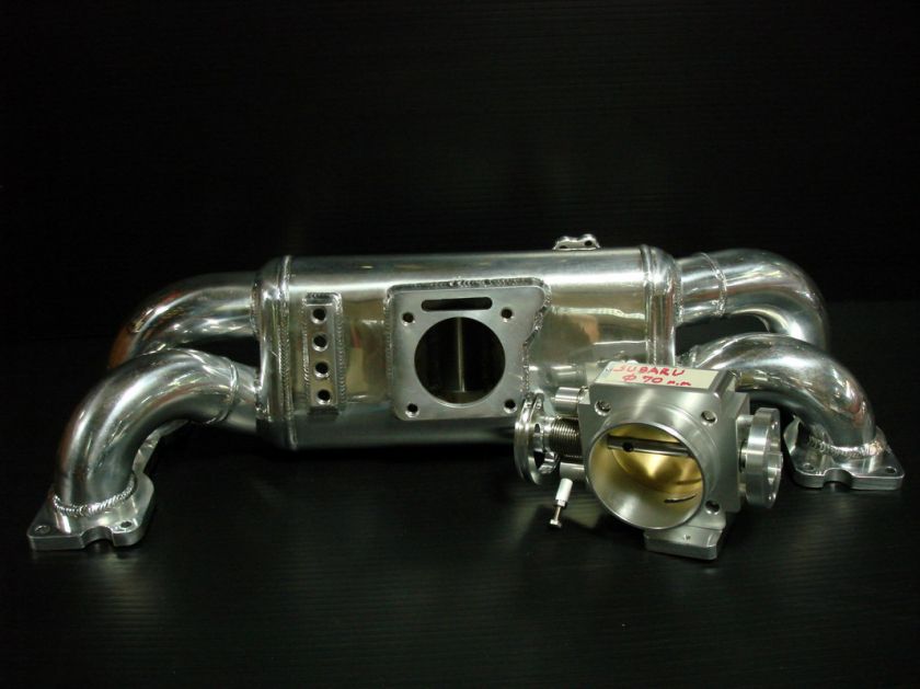 SUBARU intake manifold WRX STI EJ20 70mm throttle body  