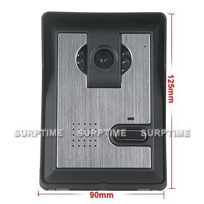   2in1 7 TFT Monitor Video Doorphone DoorBell Intercom System  