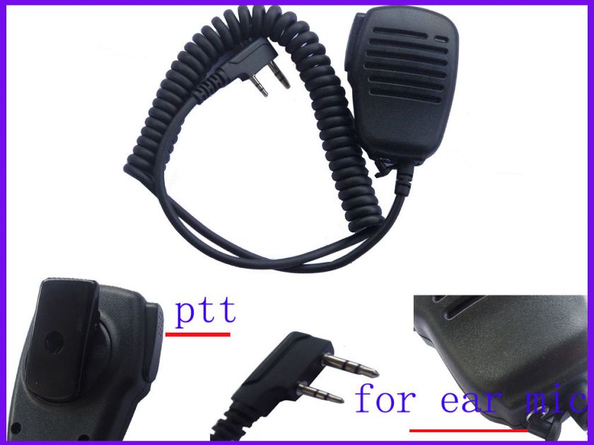 Speaker Mic Microhone for Kenwood Handheld Radio  