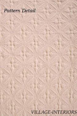   NATURAL IVORY QUEEN MATELASSE COVERLET SET OVERSIZED & 100% COTTON