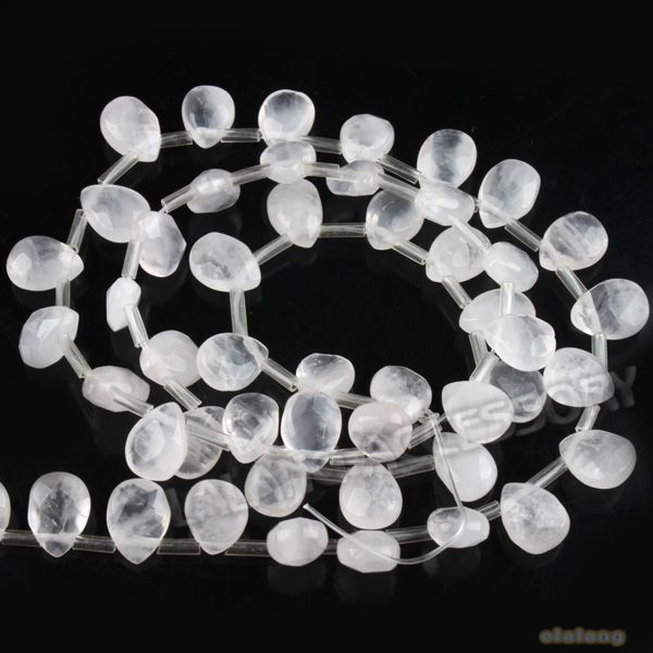 strings Clear Rose Quartz Loose Bead Free P&P 110901  