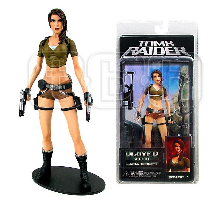 LARA CROFT action figure TOMB RAIDER neca LEGEND stage 1 PLAYER 