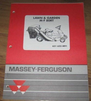 Massey Ferguson MF 80RT MF 80RT Lawn Mower Parts Manual  