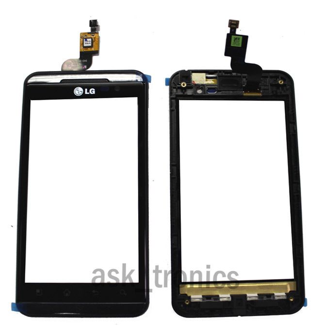 LG Thrill 4G Optimus 3D P920 Touch Screen Glass Digitizer Housing 