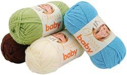 Lion Brand Vannas Choice Baby Yarn 3 Skeins  