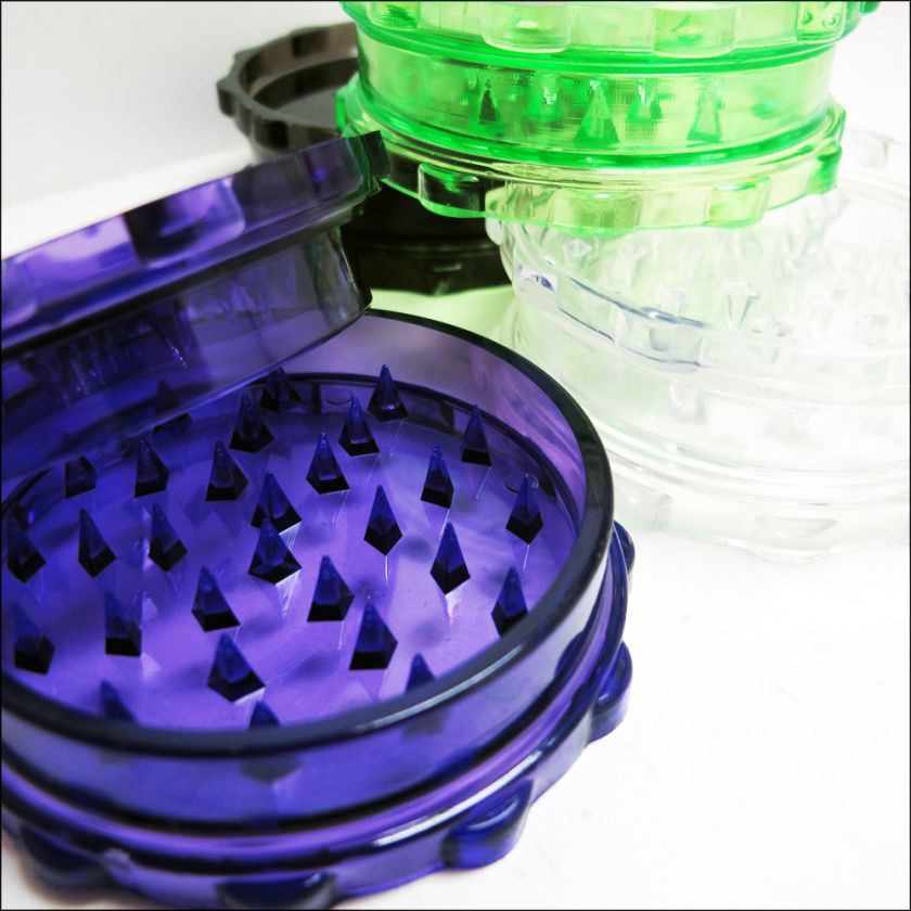 Heavy Duty SharkTooth Acrylic Herb Grinder ( G10 A)  