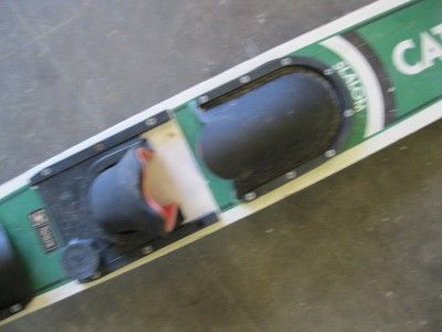 Used Water Ski Slalom Marine White Green Catamaran  