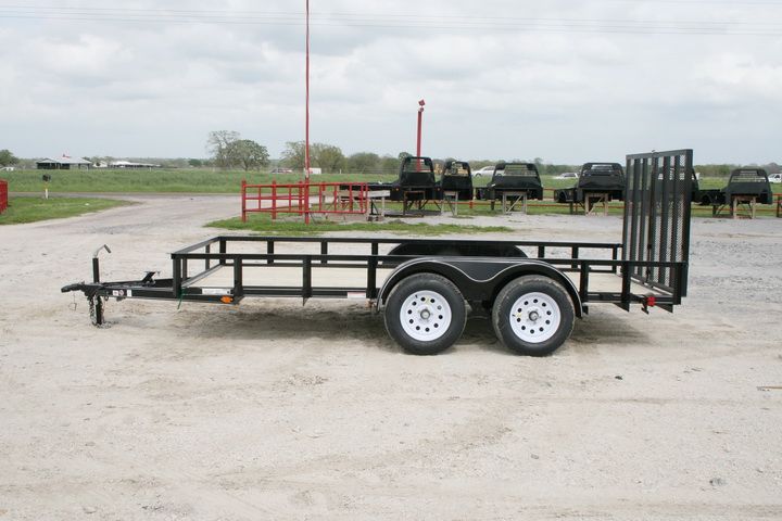 New 14 x 6 Utility Equipment ATV Lawnmower Trailer w/3500 Axles 