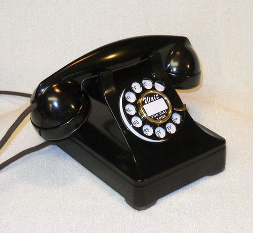 Art Deco Western Electric 302 antique vintage telephone desk phone 