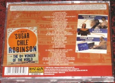 CD SUGAR CHILE ROBINSON GO BOY GO BOOGIE PIANO  