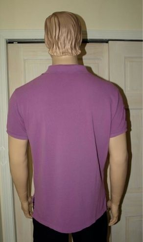 POLO RALPH LAUREN Mens Purple Custom Tonal Big Pony Short Sleeve 