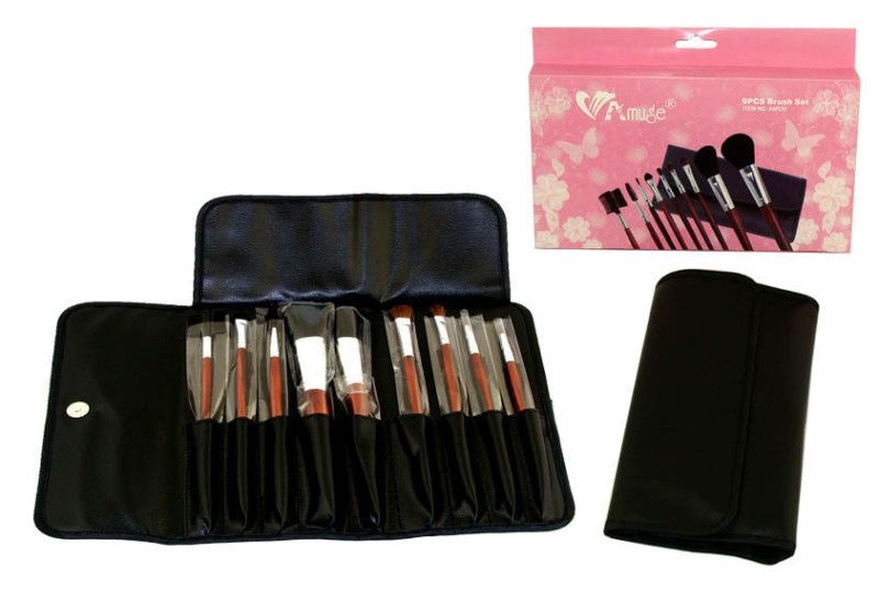 NEW Amuse 9 pcs Professional Brush Set   AM535  