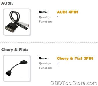 AD 1 OBD 2 SCANNER for LAND ROVER FIAT VOLVO PORSCHE  