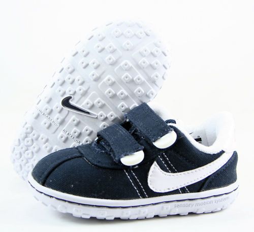 344920 400] NIKE SMS ROADRUNNER INFANT NAVY/WHITE 5 10  