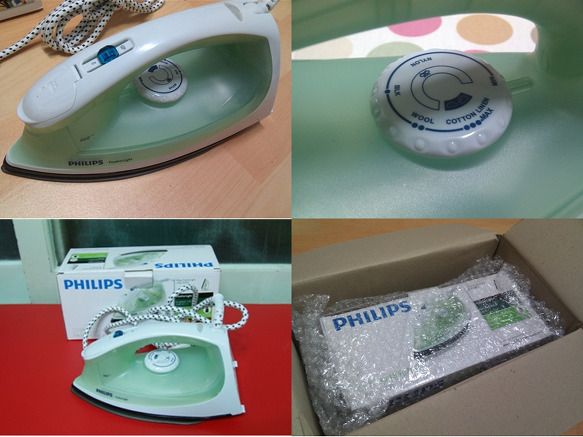 Philips Steam Iron GC1420 Green simple Quick Ironing Shirt clothes 