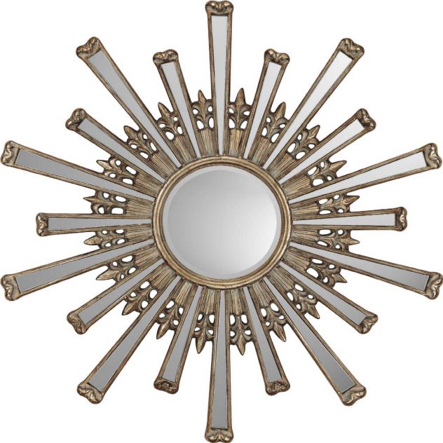 HORCHOW Silver Sun STARBURST WALL Foyer MIRROR 43D  