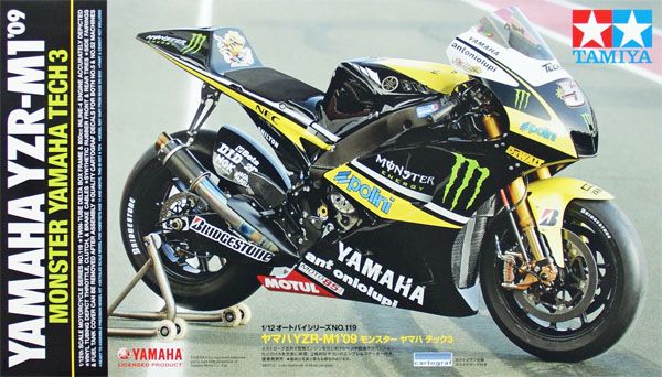 Tamiya 14119 Yamaha YZR M1 2009 Monster Tech 3 1/12 scale kit  