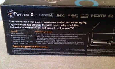 TIVO PREMIERE XL 150 HD HOURS DVR MODEL # TCD748000 1080P DIGITAL 