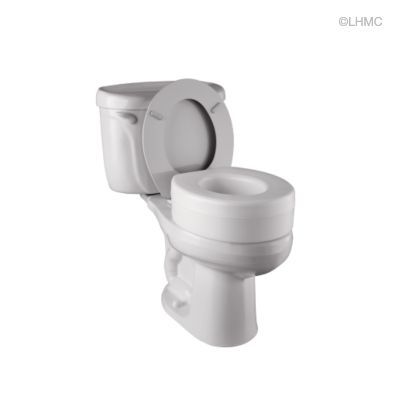 Safety First Elevated Round Toilet Seat White 885785187470  