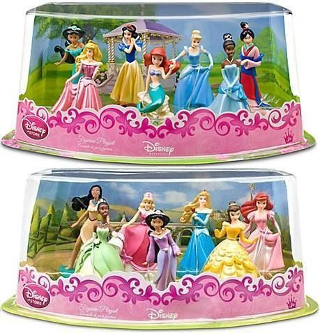   Princess figurine PVC Playset Ariel Jasmine Pocahontas Cake Topper