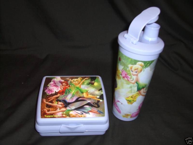 TUPPERWARE Tinkerbell Fairies Tumbler Sandwich Keeper  