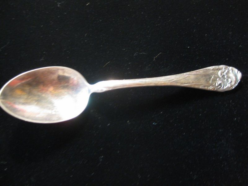 Community Silver Triple Plus Floral Spoon Utensil  